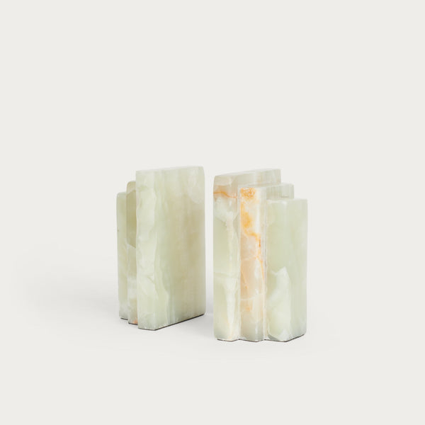 Neptune Ornaments Matlock Onyx Bookends