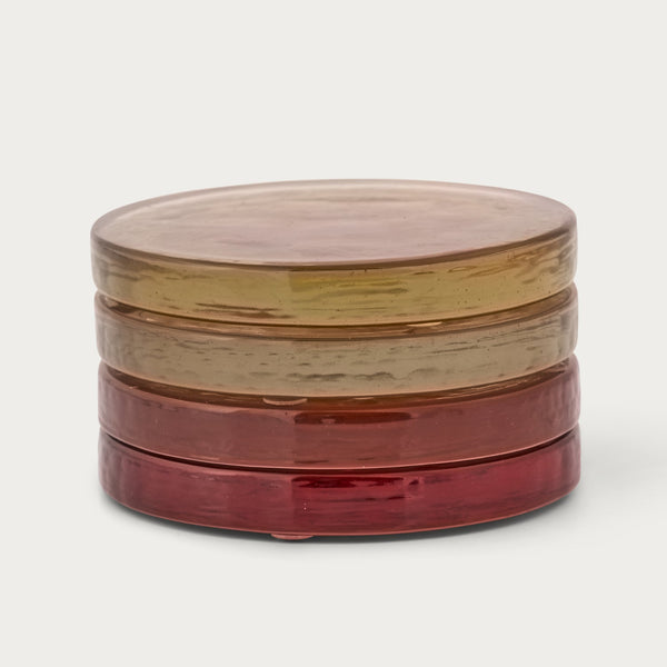 Neptune Tabletop Accessories Default Carnaby Glass Coasters, Set of 4