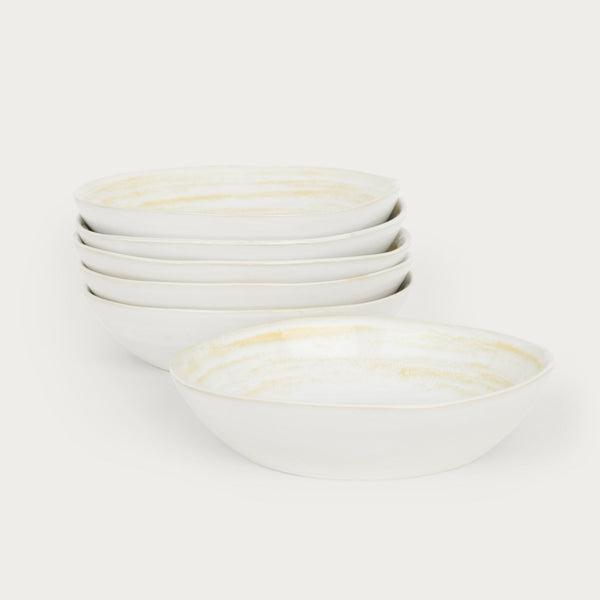 Neptune Tabletop Amberley Stoneware Pasta Bowl, Set of 6