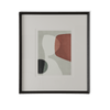 Neptune Wall Art Abstract Scene, Burnham Red