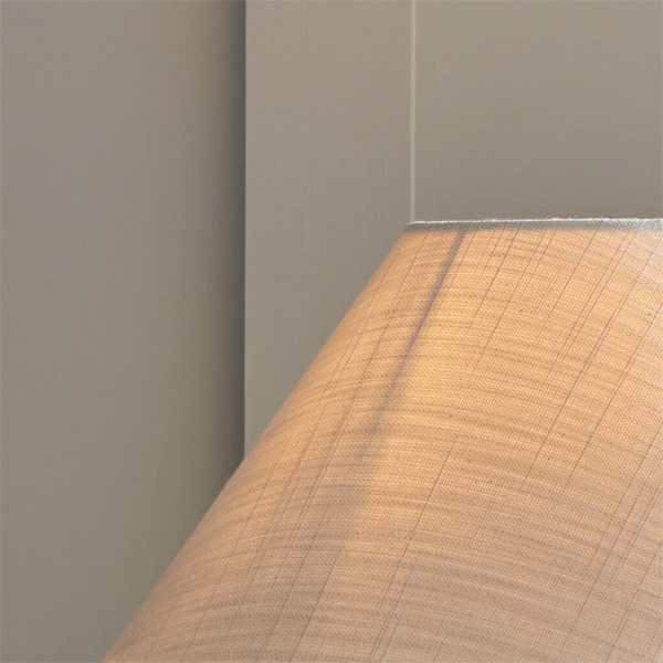 Neptune Accessories_Lighting_Lighting accessories Oliver Linen Coolie Lampshade, Warm White