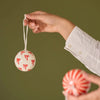 Neptune Seasonal_Christmas_Christmas tree decorations default Ridley Red Bows Papier Mâché Bauble